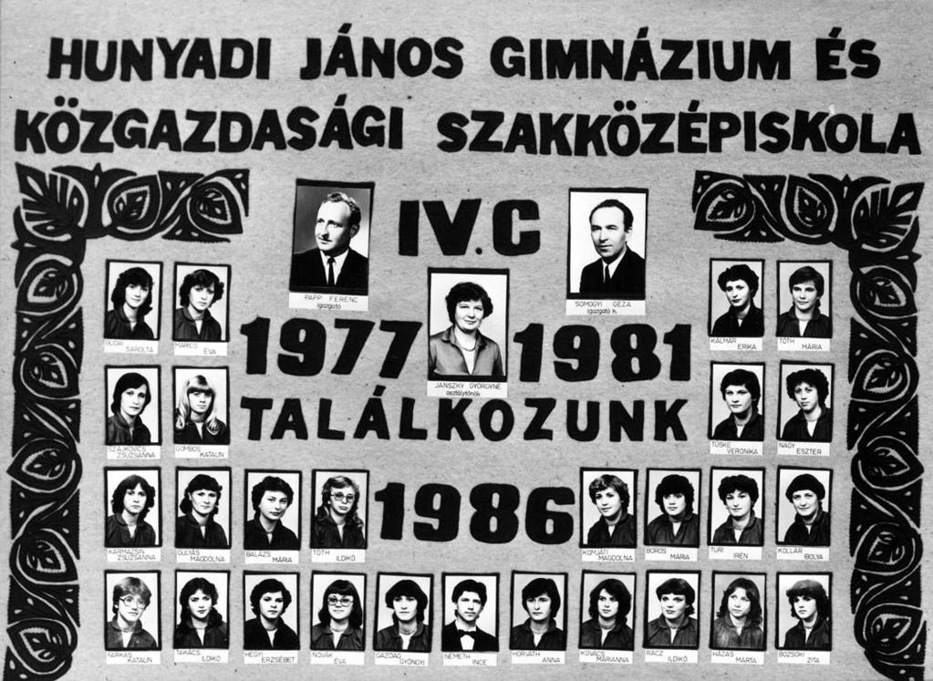 1977-1981 Tablók könyve 1980/81. tanév, IV.
