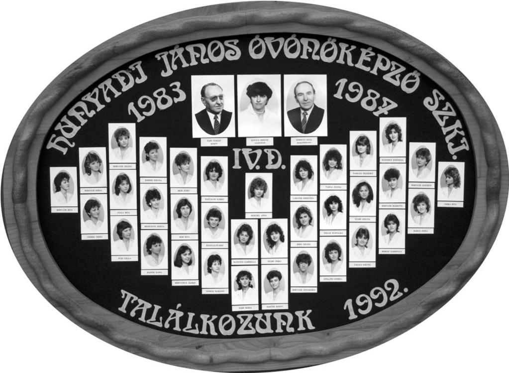 1983-1987 Tablók könyve 1986/87. tanév, IV.