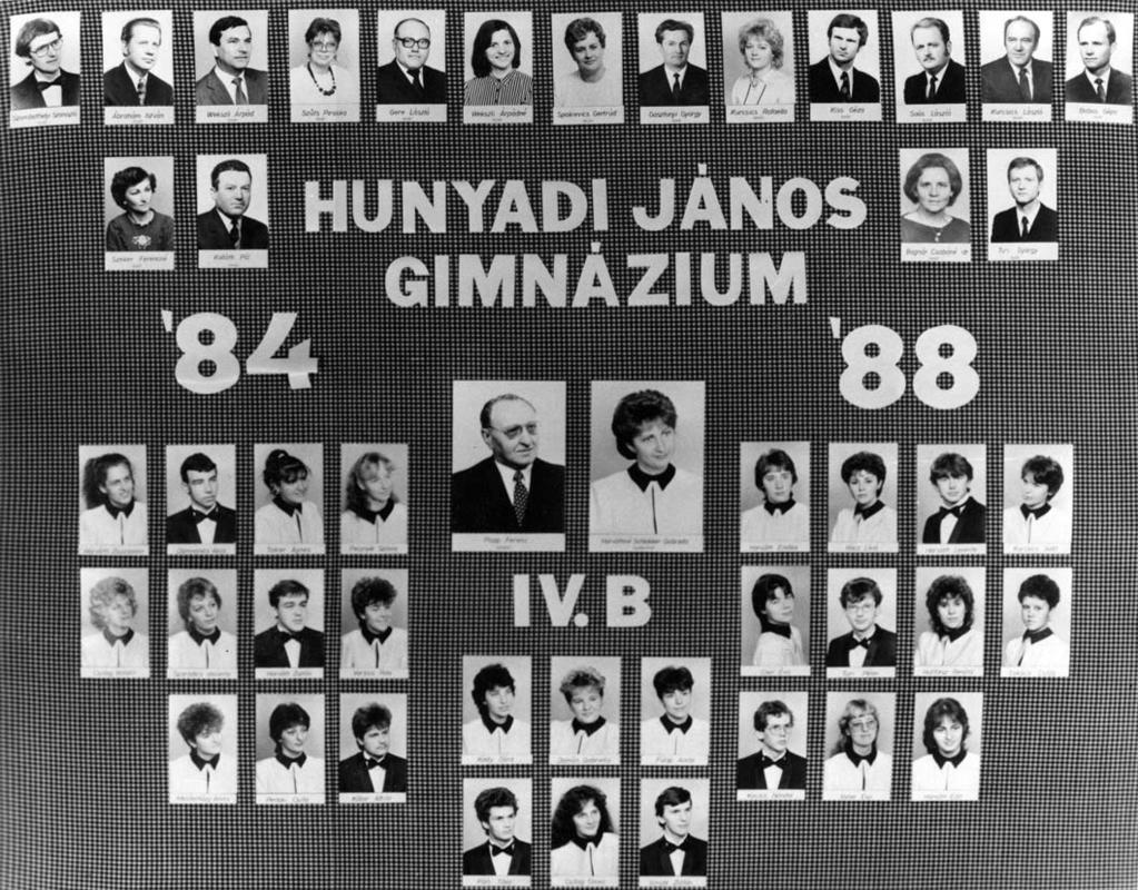 1984-1988 Tablók könyve 1987/88. tanév, IV.
