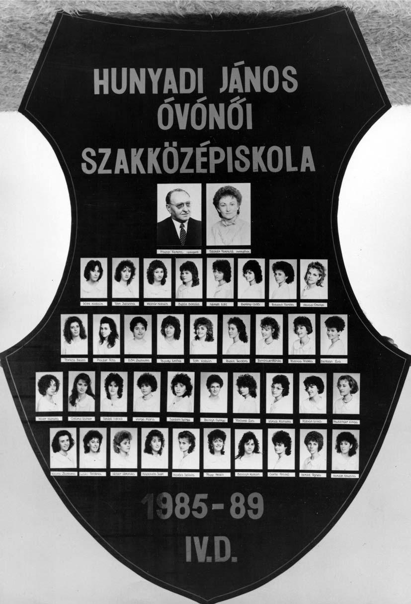 1985-1989 Tablók könyve 1988/89. tanév, IV.