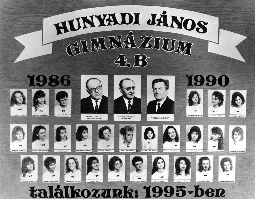1986-1990 Tablók könyve 1989/90. tanév, IV.