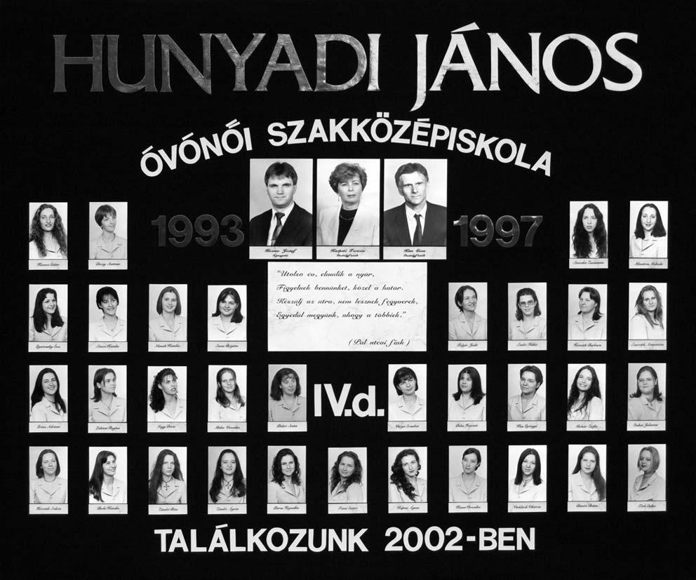 1993-1997 Tablók könyve 1996/97. tanév, IV.