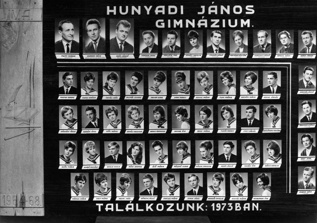 1964-1968 Tablók könyve 1967/68. tanév, IV.