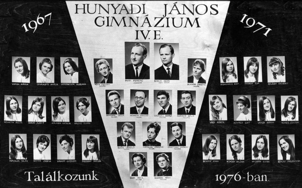 1967-1971 Tablók könyve 1970/71. tanév, IV.