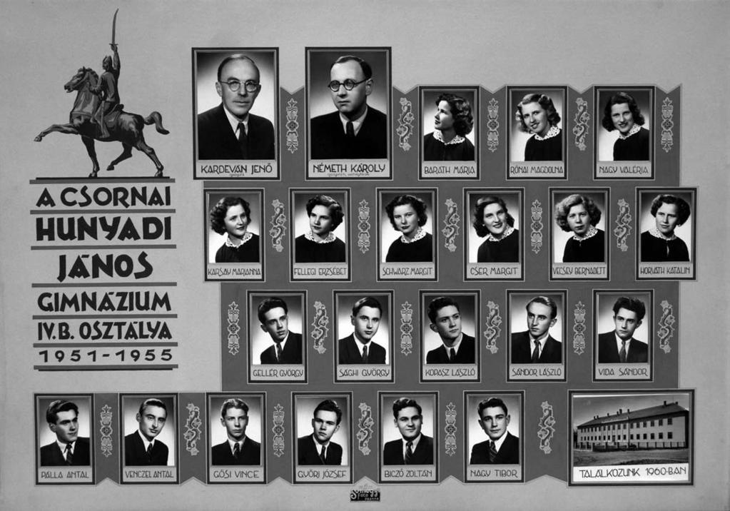 1951-1955 Tablók könyve 1954/55. tanév, IV.