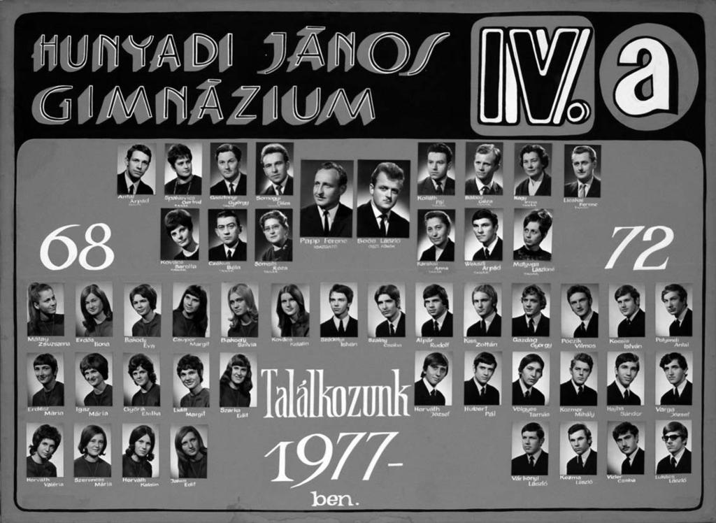 1968-1972 Tablók könyve 1971/72. tanév, IV.