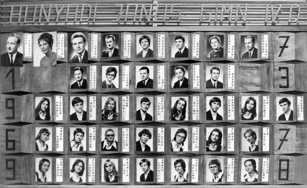 1969-1973 Tablók könyve 1972/73. tanév, IV.