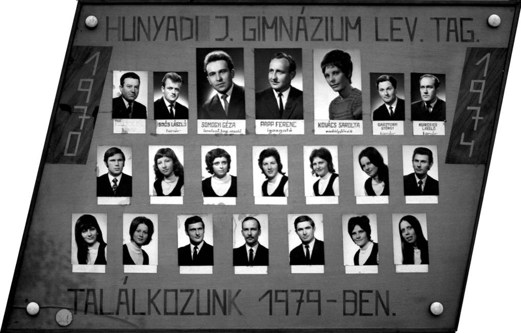 1970-1974 Tablók könyve 1973/74.