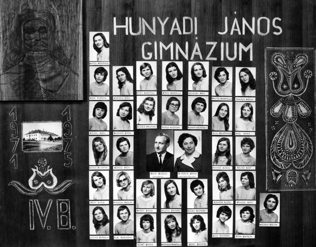 1971-1975 Tablók könyve 1974/75. tanév, IV.