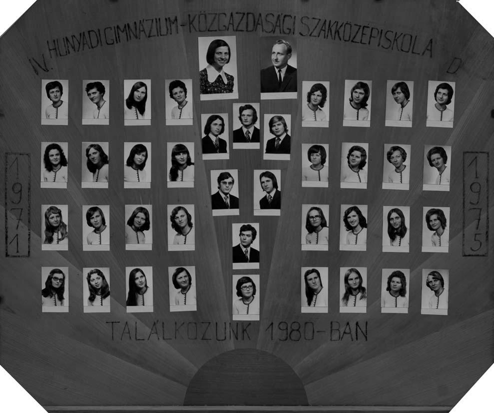 1971-1975 Tablók könyve 1974/75. tanév, IV.