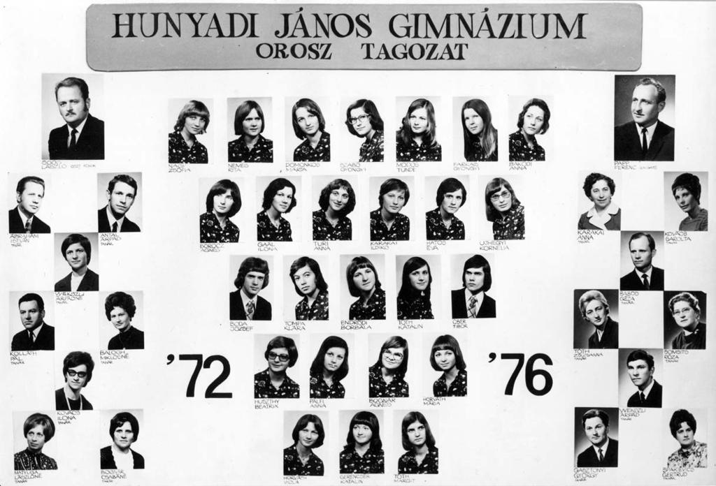 1972-1976 Tablók könyve 1975/76. tanév, IV.