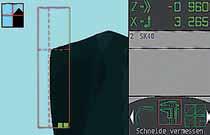 ImageControllerbasic szoftver 7"-os képernyő A távolságok egyszerűen és µm-pontosan