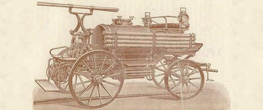 4. kép Tűzoltósági vészvonat, Walser-katalógus, 1909 a termékválaszték egyre korszerűtlenebbé vált. 24 (4.