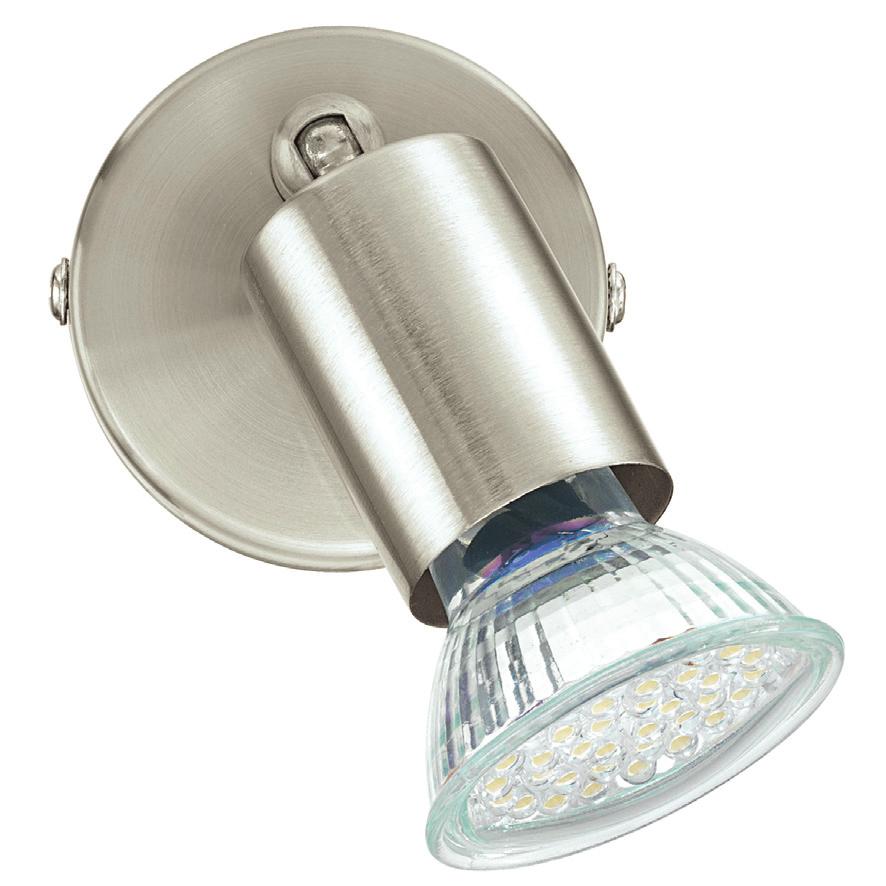 EGLO 92933 MINI 4 LED-ES DUGALJSZPOT égő energiaosztálya: A+ flexibilis 18x7x22 cm; kapcsolós 92933 matt nikkel: 3 999 Ft 92934 fehér: 3 999 Ft energiaosztály: A++ - B