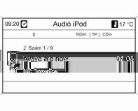 Nyomja meg a CD/AUX gombot egyszer vagy többször az ipodüzemmód bekapcsolásához. Az ipod-on található adat lejátszása megkezdődik.