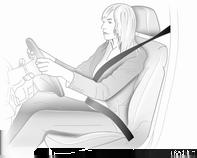 Ülések, biztonsági rendszerek 45 Biztonsági övek A biztonsági övek a gépkocsi hirtelen gyorsulása vagy lassulása esetén rögzítődnek az utasok biztonsága érdekében.
