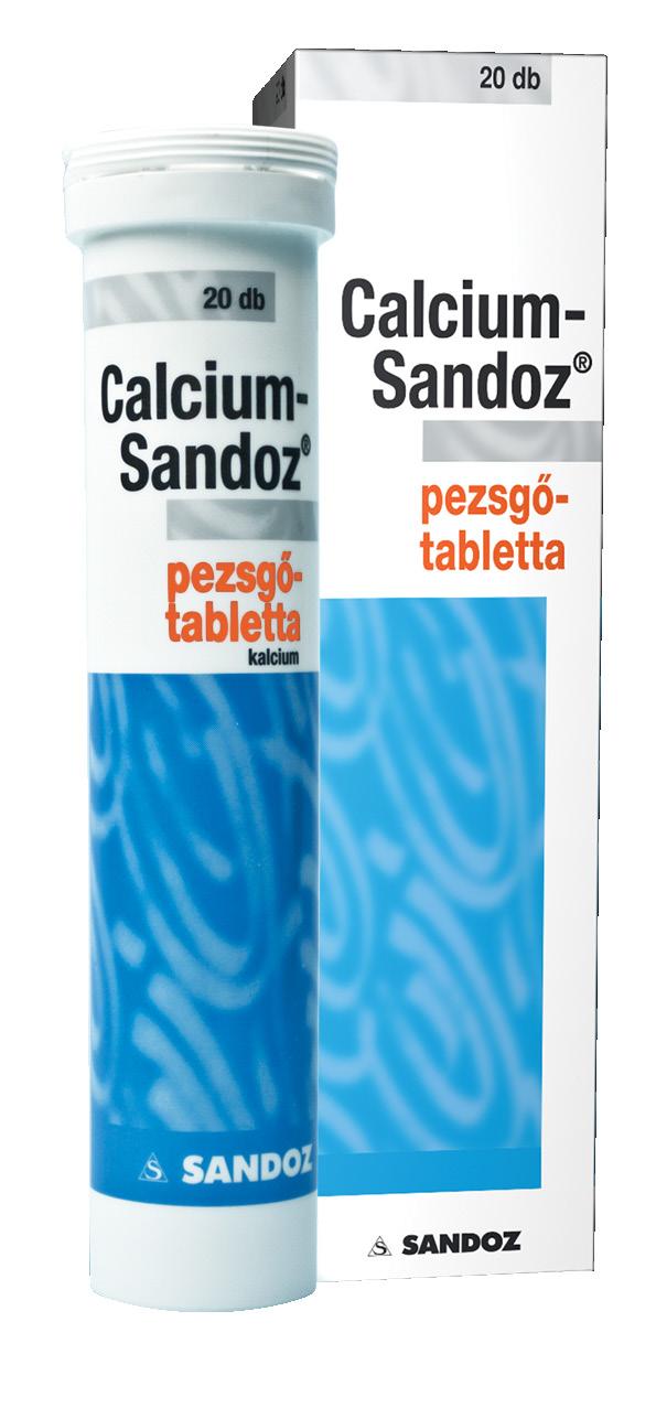 kalcium) Calcium-Sandoz - A nélkülözhetetlen kalcium forrása. Sandoz Hungária Kft.