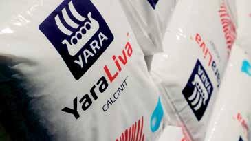 YaraLiva CALCINIT 15,5% N + 26,5% CaO 100%-ban vízoldható kalcium-nitrát Kiszerelés: 25 kg, 2 kg Összes nitrogén tartalom: 15,5% Nitrát-nitrogén tartalom: 14,4% Ammónia nitrogén: 1,1% Kalcium