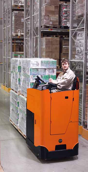18 TOYOTA MATERIAL HANDLING TOYOTA BT LEVIO R SOROZAT A BT Levio R sorozatot többféle rakomány nagy távolságú, gyors szállítására tervezték.