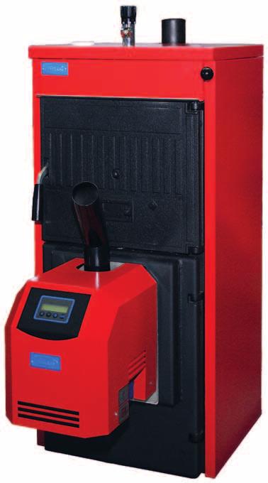 A PELLET ÉGŐ ELŐNYEI y Teljesen automatikus égő y Kompakt dizájn, egyszerű vezérlés, az információk megj.