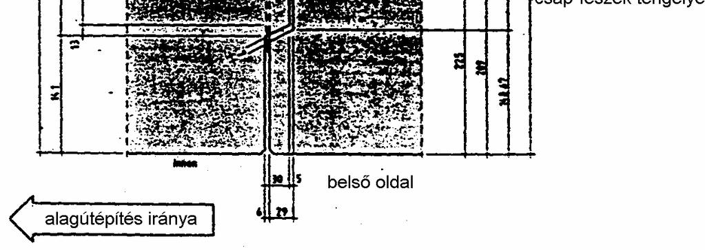 normál-, egy talp- és három záróelembl készült. A falazati normálgyr fontosabb adatait tartalmazza a 7-42. ábra.