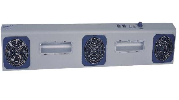 IONIZERS / IONIZÁTOROK BFN-703 / BFN-703+NET Overhead DC Ionizing Blower / Fejfeletti DC Ionizátor 3 fan + Lighing Supply Power: AC 220V / 50 Hz Operating Current: 0,18A (at the highest speed)