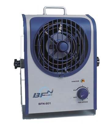 humidity) Dimension: W955mm x H85mm x D180mm Material: Aluminium plates Weight: 4 kg Options: Alarm and Network function for the central control BFN-703 Overhead DC Ionizing Blower BFN-703+NET