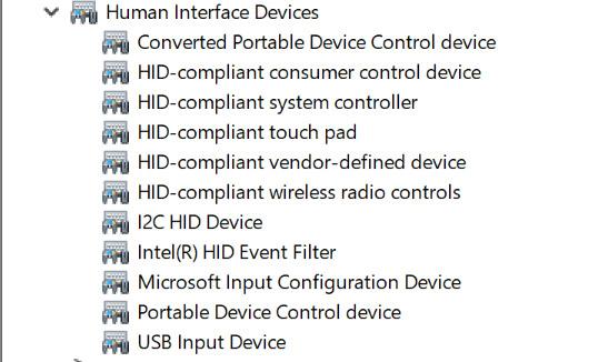 Intel HID event filter Ellenőrizze, hogy az Intel HID event filter illesztőprogram telepítve van-e a laptopon. 14.