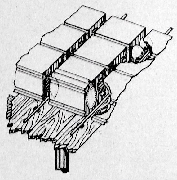 Keresztezőbordás betételemes vasbeton födémek Faber-födém Richard Faber, 1909