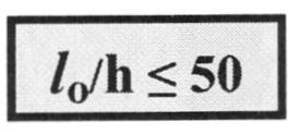 A Δe t törési külpontosságnövekmény (Θ = l o /[10h]): Δe t = (0,04Θ 2 )h = 0,04(l o /[10h]) 2 h.