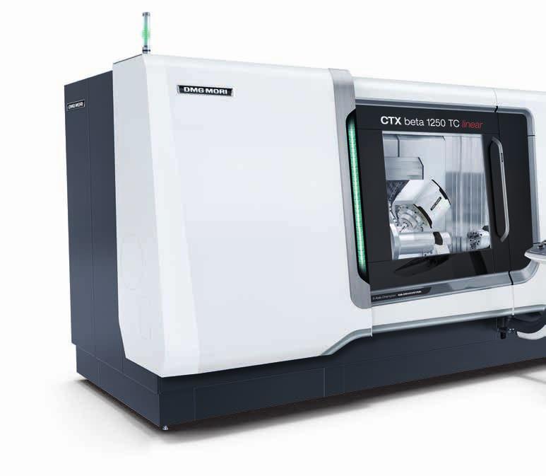 10 bevezető világpremierek technológiák ecoline systems lifecycle services turn & mill komplett megmunkálás CTX TC A sikeres CTX beta 800 TC után az új CTX beta 1250 TC bővíti a CTX beta TC sorozat 2.