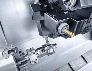 rendelkezésre) Nagy opcionális rúdátmérő ø 65 mm-től 110 mm-ig Automatizálási interfészek a gyors gyártáshoz Rúdszorító berendezés alapkivitelben Kétsoros golyóscsapágy a stabilitás növeléséért 3D