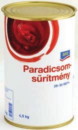 erőspaprika 2500 g/db paradicsomos pizzaszósz 2500