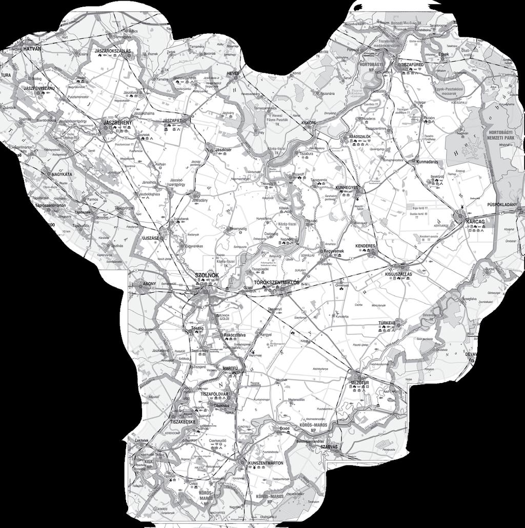 Jász-Nagykun-Szolnok megye Jász-Nagykun-Szolnok County A kiadvány a Jász-Nagykun-Szolnok Megyei Önkormányzat kiadványa, melyet a TISZAINFORM
