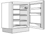 A HŰTŐTÉR ÜZEMELTETÉSE Ez a készülék egy automata hűtőszekrény vagy egy csillagos alacsony hőmérsékletű rekesszel rendelkező hűtőszekrény. A hűtőtér leolvasztása teljes mértékben automatikus.