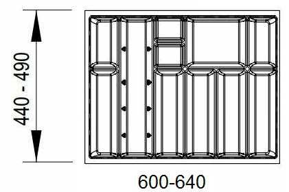 Perforált lemez 900mm-es elemhez