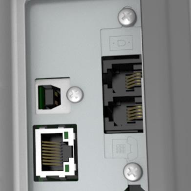 4 USB-nyomtatóport Csatlakoztassa a nyomtatót a számítógéphez. 5 Ethernet-port Csatlakoztassa nyomtatót a hálózathoz.