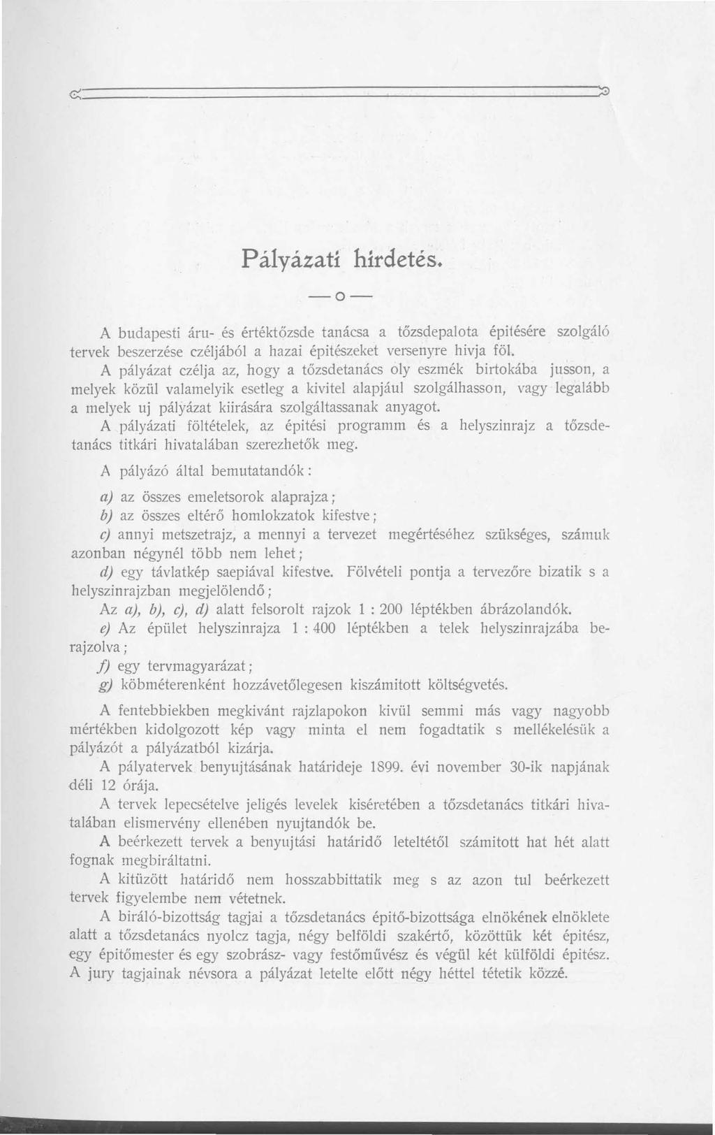 ~========================================~ Pályázati hirdetés.