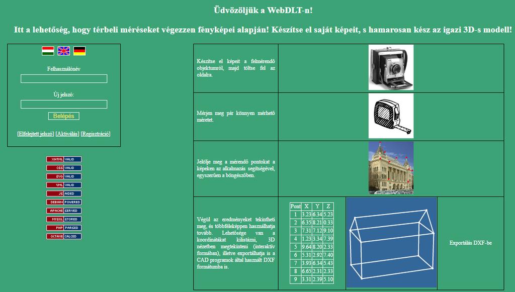 Példa WebDLT