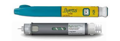 Exenatide Peptides (helospektin-i and II, helodermin, exendin-3 and exendin-4) It stimulates the pancreas to produce insulin when blood