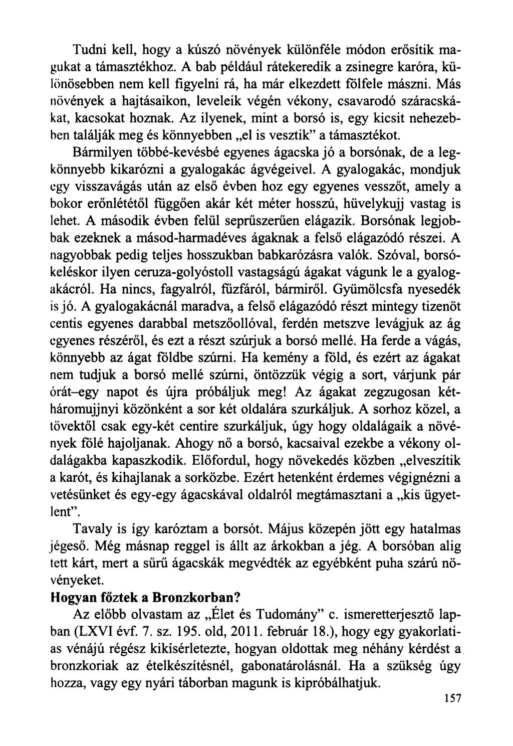 Tudni kell, hogy a kúszó növények különféle módon erősítik magukat a támasztékhoz. A bab például rátekeredik a zsinegre karóra, különösebben nem kell figyelni rá, ha már elkezdett fölfele mászni.