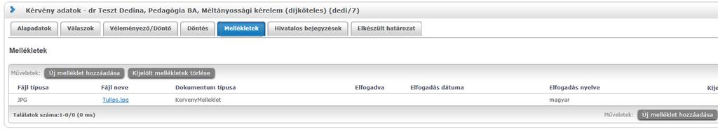 nyelve. Mellékletek feltöltése 15.6.