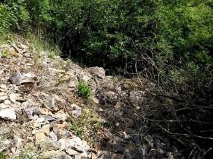 Opál: Kovagélből képződött fürtös, cseppköves, kéregszerű víztartalmú amorf (opál-a) kvarcaggregátum gömbszerű struktúrával, ill.