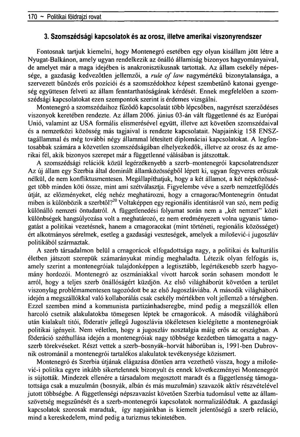 170 ~ Regionálistudományi közlemények rovat- 3.