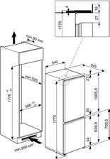 min.50mm - BEÉPÍTÉSI RAJZOK 540 550 34 630 703,5-1776 +10 0 1770 75 970 57 1770 57 18 5 1770 27 18 4 min. 50 mm 540 545 min. 555 27 560 0 +10 min.550 recommended 560 1770 1683 min.