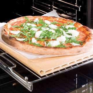 PTF 100 Sütőkő Az agyagból készült sütőkő alkalmas pizza, kenyér, keksz és