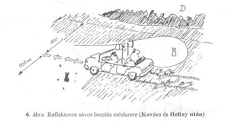 A sávos becslést mint említettük, nemcsak mezei nyúlnál, de fogoly esetében is lehet alkalmazni.