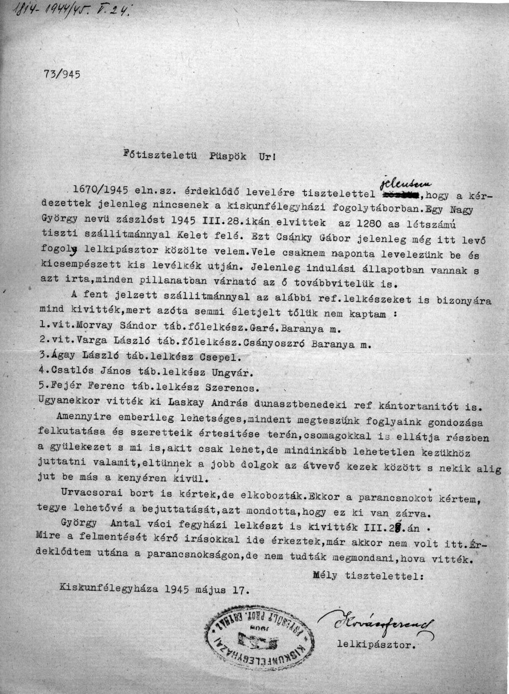 A m iről az iratok hall gatnak... 29.