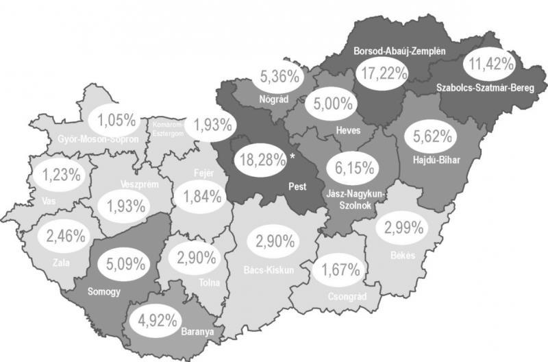 csoportot. A 2001-es népszámlálás során körülbelül 200.000 ember, míg a 2008-as adatok alapján már 600.000-800.