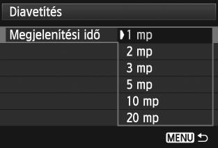 A kiválasztott mappában lévő állóképeket és videókat játssza vissza. Csak a kártyán lévő videókat játssza le.